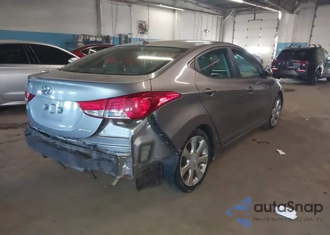 2012 Hyundai Elantra Limited (Ulsan Plant) from USA, damaged, VIN KMHDH4AE6CU290796